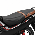 FEGO Cruise Seat Cover Cushion for Hero Splendor Black/Tan