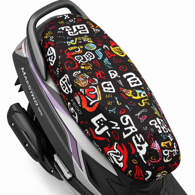 FEGO Pulse Printed Seat Cover for Hero Maestro Urban Pop