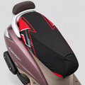 FEGO Pulse Printed Seat Cover for TVS Jupiter 125 Pit Stop