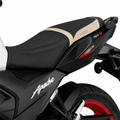 FEGO Cruise Seat Cover Cushion for TVS Apache RTR 160 Black/Beige