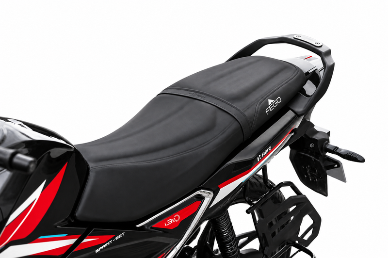 FEGO Cruise Seat Cover Cushion for Hero Glamour Black/Black