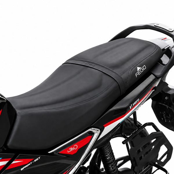 FEGO Cruise Seat Cover Cushion for Hero Glamour Black/Black
