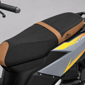 FEGO Cruise Seat Cover Cushion for TVS Ntorq 125 Black/Tan