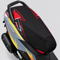 FEGO Pulse Printed Seat Cover for TVS Ntorq 125 Pit Stop