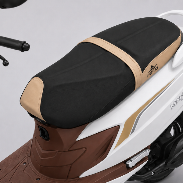 FEGO Cruise Seat Cover Cushion for Hero Maestro Black/Beige