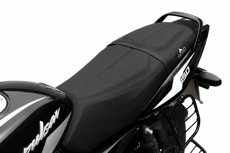 FEGO Cruise Seat Cover Cushion for Bajaj Pulsar 150 Black/Black