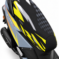FEGO Pulse Printed Seat Cover for TVS Ntorq 125