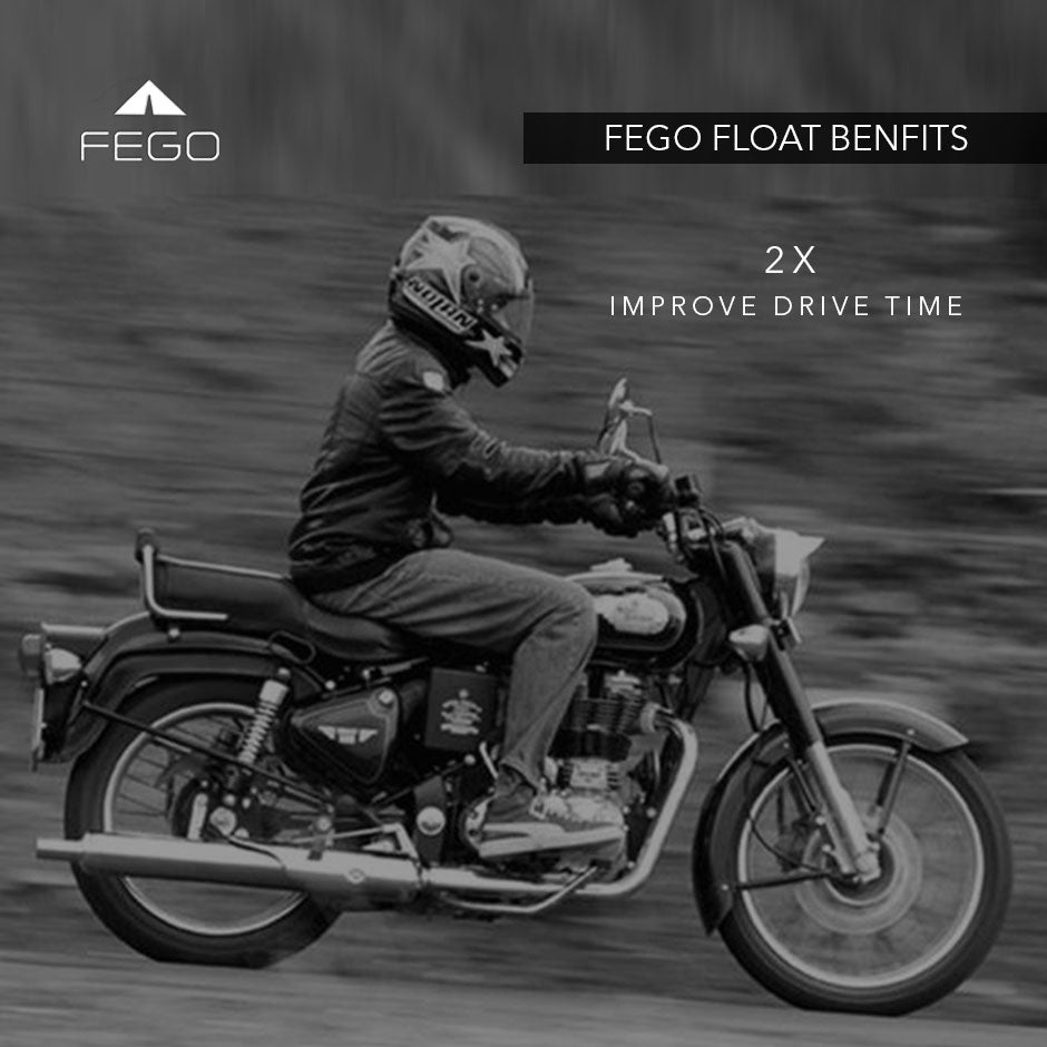 FEGO Float - Air Suspension Seat Black Leather Cushion Seat With Air Suspension Technology